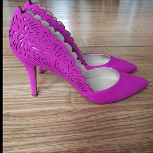 BCBGeneration Getina D’Orsay Laser Cut Outs Heels